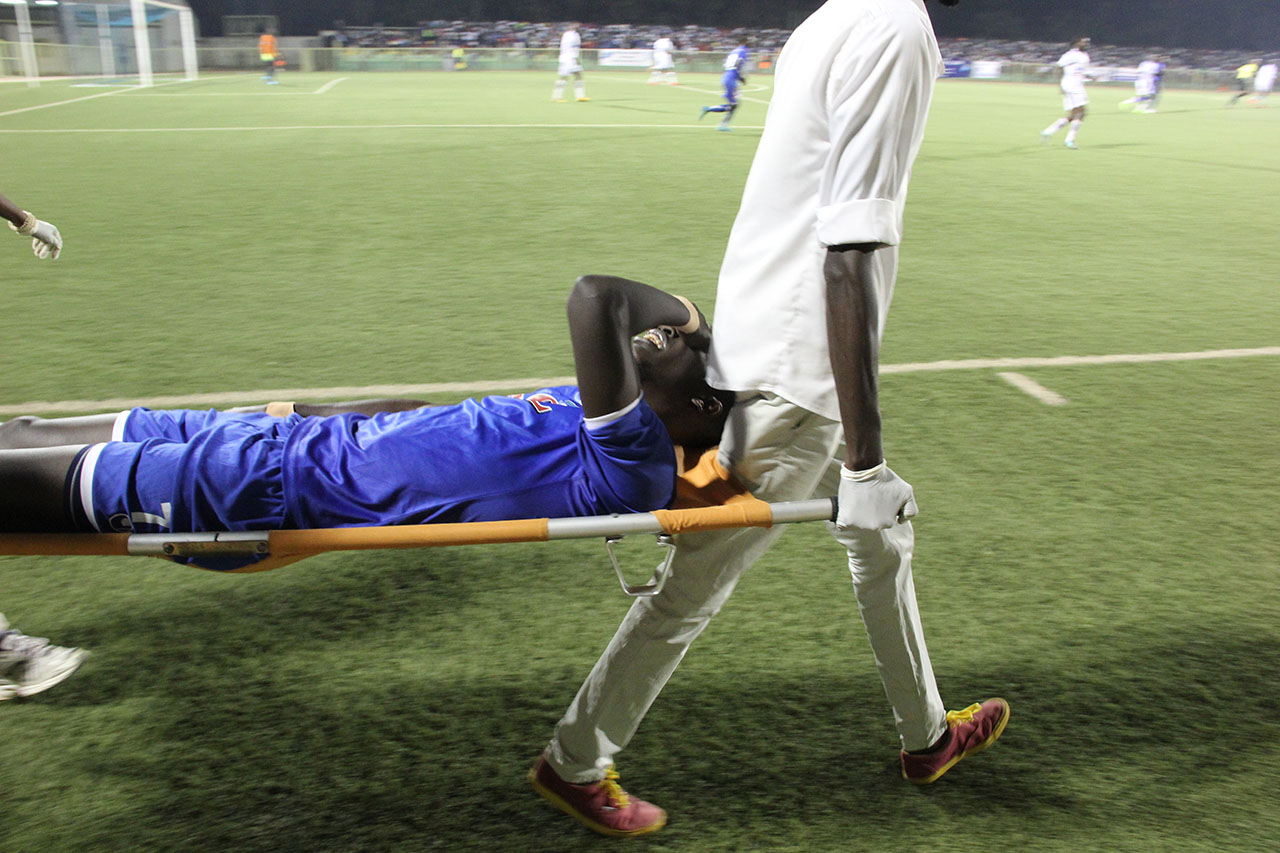 Bimenyimana Bonfils Kaleb yakinnye iminota mike ahita avunika