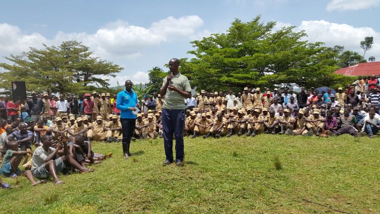 Umuyobozi w'akarere ka Gasabo, Rwanurangwa yashimye abafatanyabikorwa bitabiriye iki gikorwa.