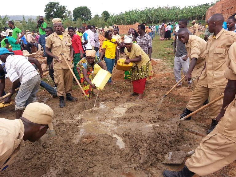 Iki gikorwa cyari kitabiriwe n'abashinzwe umutekano mu karere ka Gasabo.