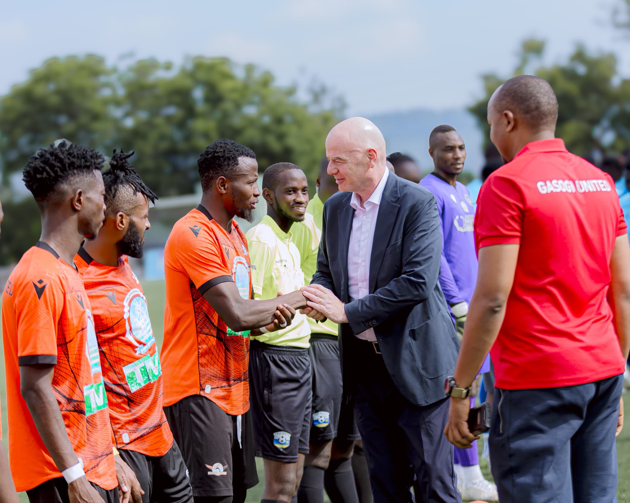 Umukino wa As Kigali na Gasogi United warebwe na perezida wa FIFA Gianni Infantino uri I Kigali