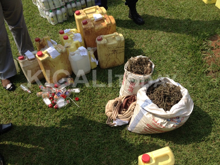 Ibyo nibyo biyobyabwenge byiganjemo urumogi, mayirungi na kanyanga byatawe muri yombi mu gihokorwa Polisi yakoze mu minsi ibiri.