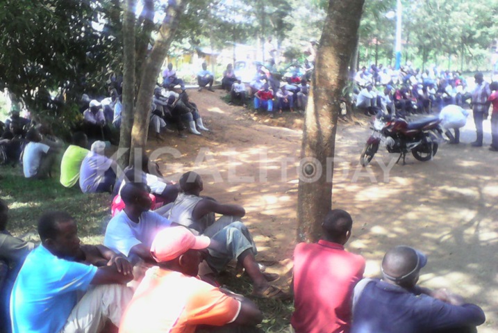Nyuma y'umuganda habaye inama yahuje abaturage n'ubuyobozi.