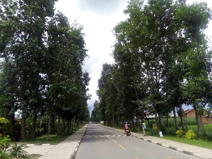 Imihanda ya kaburimbo yubakwa mu bice bitandukanye by'Akarere ka Musanze iri mu byoroshya ubuhahirane bw'abaturage iterambere ryabo rikihuta