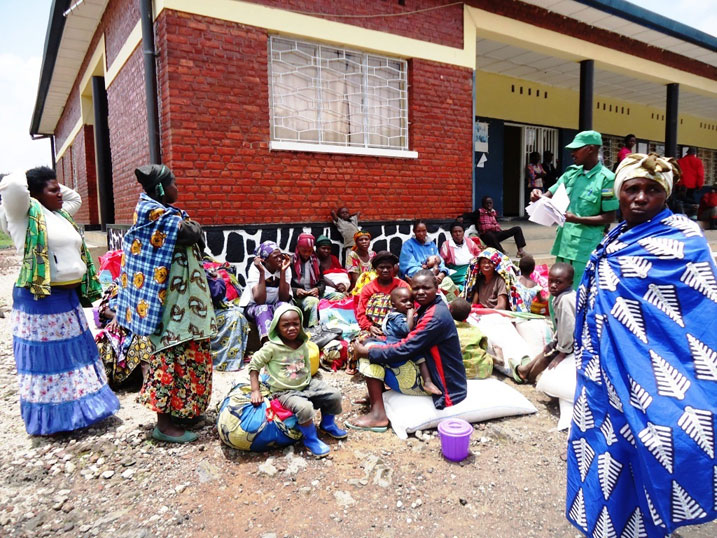 Imiryango 12 yatahutse iva muri Repubulika iharanira Demokarasi ya Congo, yiganjemo abagore n