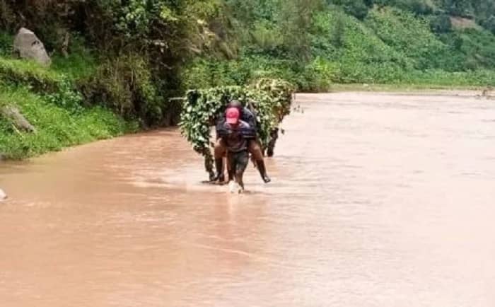 Imvura yangije imyaka y'abaturage yari ihinze muri iki gishanga cya Mukungwa