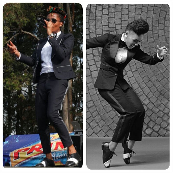 Imyambarire ya Young Grace ayica kuri Janelle Monae.
