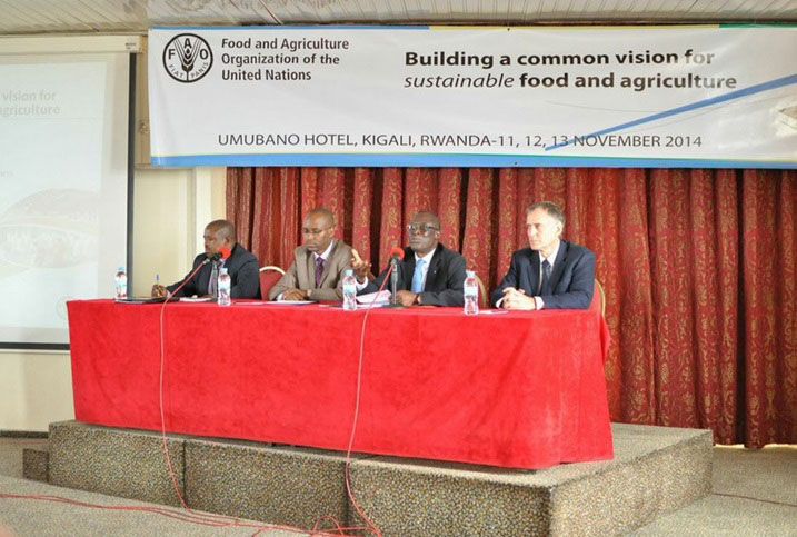 Inama nyunguranabitekerezo ku buryo bwo kongera ubuso buhingwaho yari yateguwe na MINAGRI na FAO.