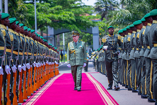 Yakirwa ku cyicaro gikuru cya RDF