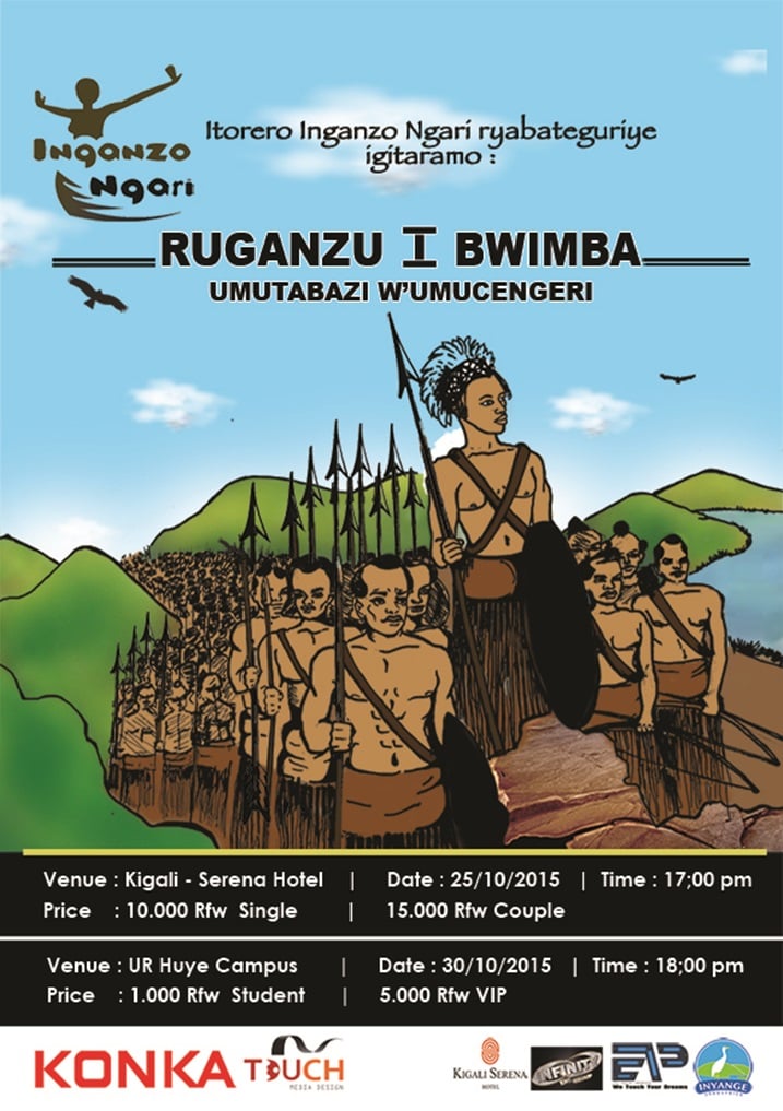 Urupapuro rwamamaza iki gitaramo.