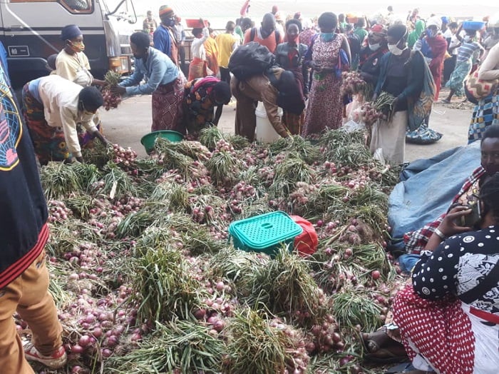 Aho kuremera ku Giticyinyoni, isoko ry'imboga ryaremeye i Nyabugogo ku Mashyirahamwe