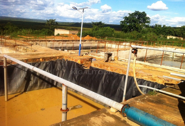 Uruganda rwa Kigali Leather Ltd rwacukuye imyobo ifata imyanda iruvamo