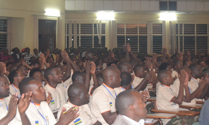 Intore z'abagize inzego z'urubyiruko zibukijwe ko arizo mbaraga z'igihugu.