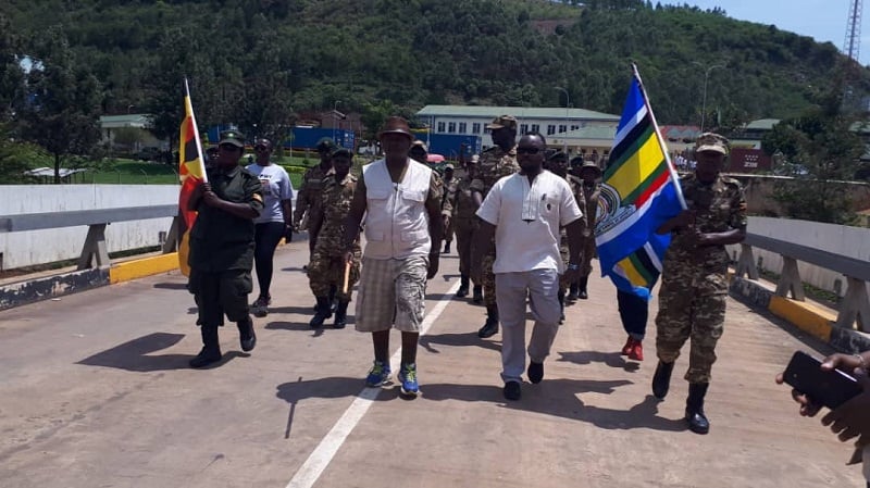 Yageze mu Rwanda aturutse muri Uganda