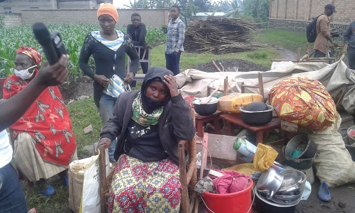 Bari mu gahinda ko gusohorwa mu nzu zabo ku byo bita akarengane