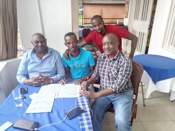 Tariki 06/06/2019 ni bwo Iragire Saidi yasinyiye Rayon Sports amasezerano y'imyaka ibiri