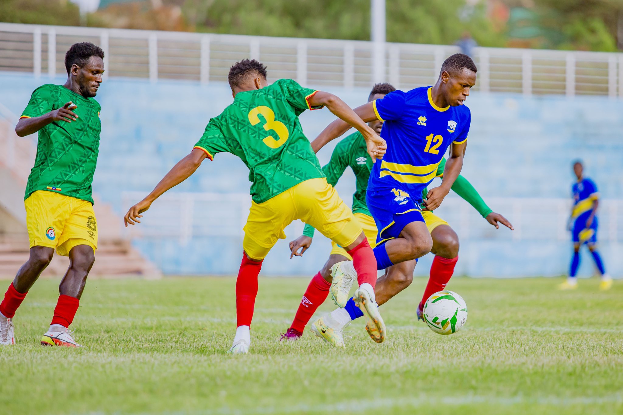 Iraguha Hadji ahanganye n'abakinnyi ba Ethiopia