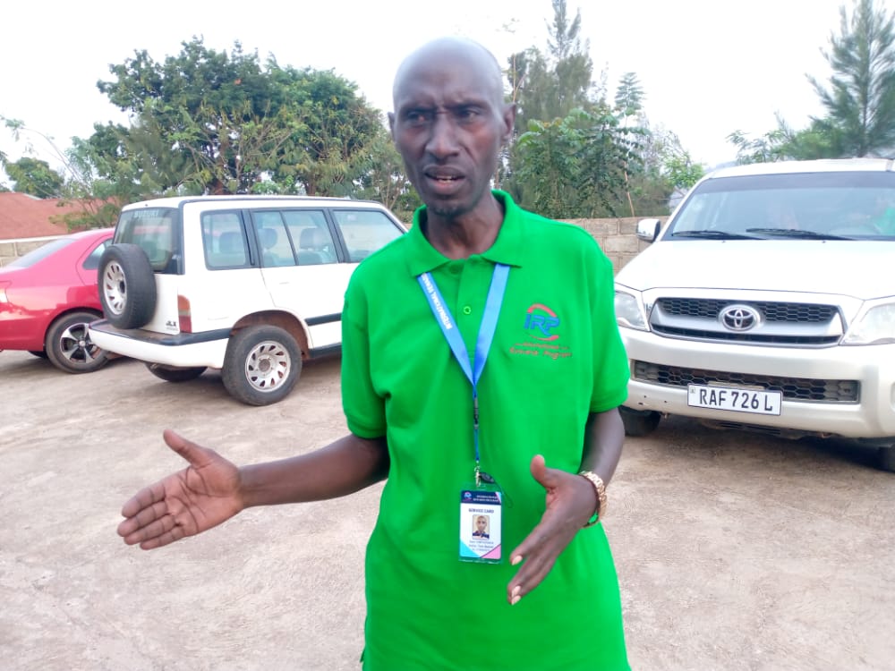 Sam Simparinka, umwe mu bacuruzi bakorana na IRP