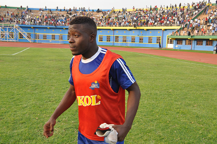 Isaac Muganza watsindiye rayon Sport.