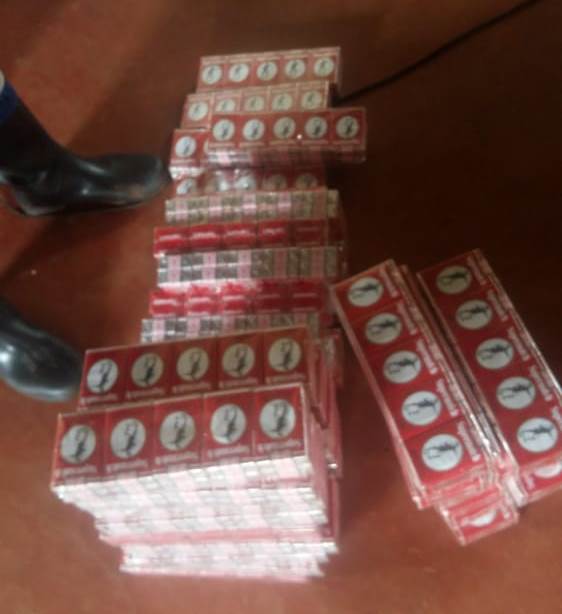 Hafashwe amapaki 500 y'itabi rya magendu