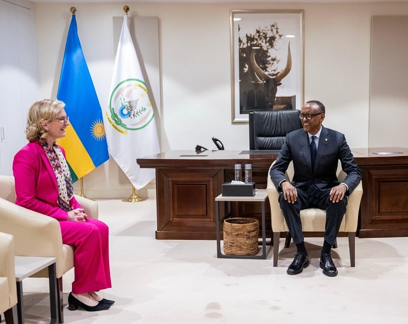 Perezida Kagame yagiranye ibiganiro n