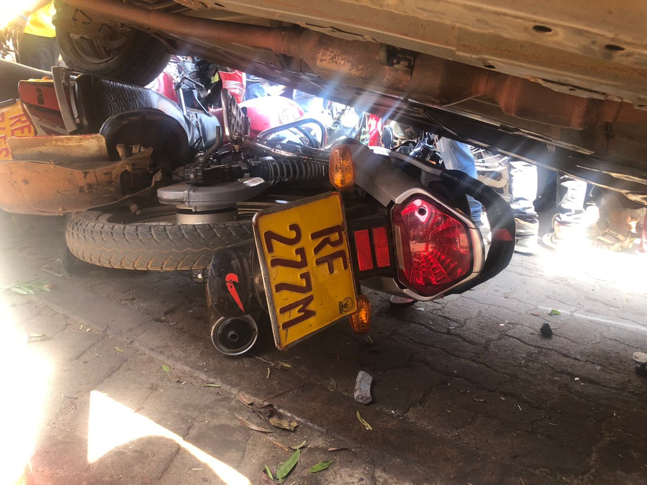 Iyi mpanuka yangirikiyemo ibindi binyabiziga