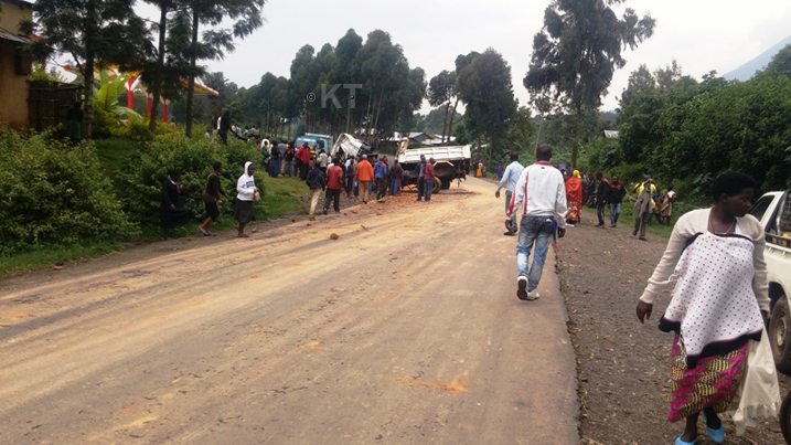 Iyo Fuso yakoreye impanuka mu ikorosi rizwi ku izina ryo mu Ngege
