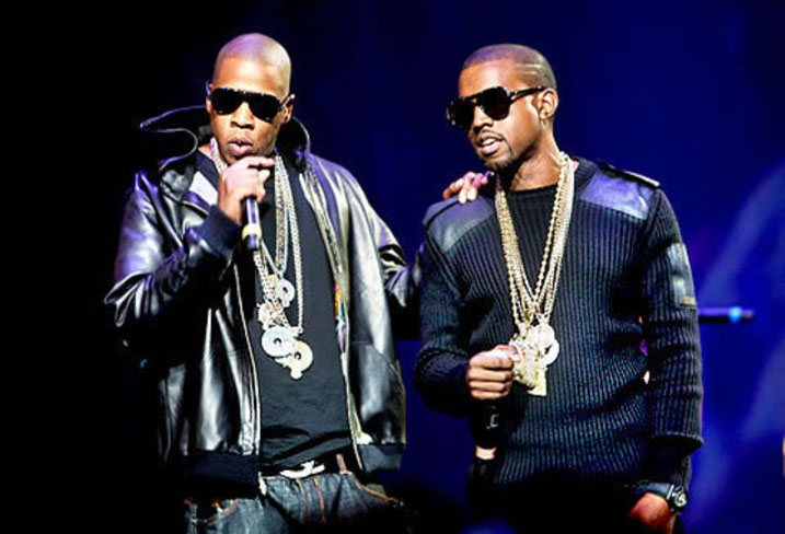 Jay Z na Kanye West bambaye Bling Bling mu ijosi 
