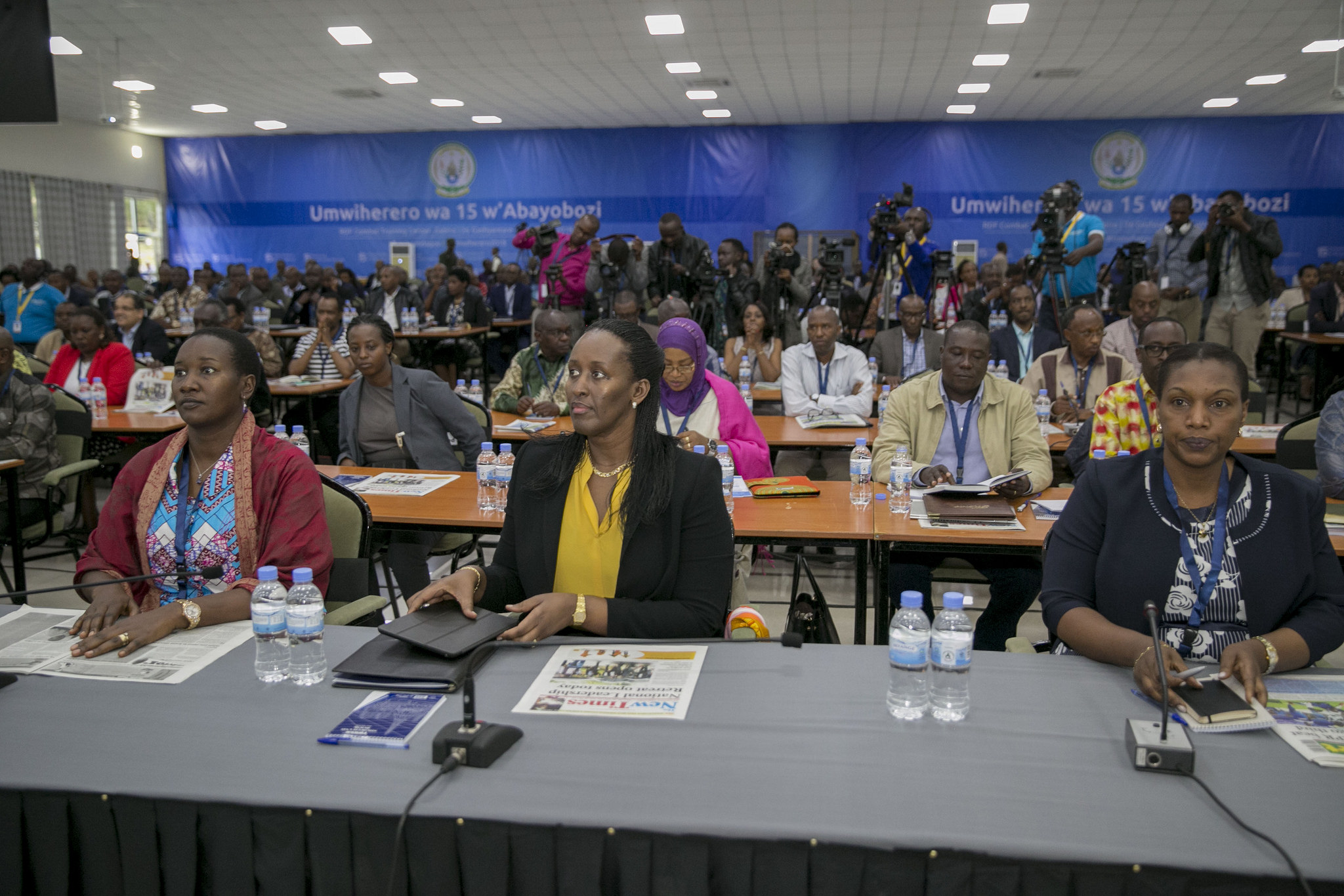 Madame Jeannette Kagame yitabiriye uyu mwiherero wa 15