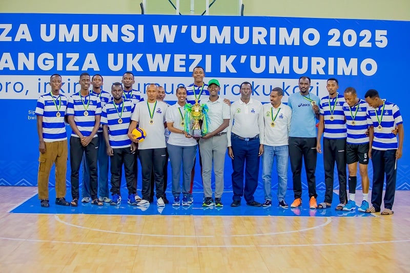 NISR yegukanye igikombe muri Volleyball itsinze DGIE amaseti 3-0 