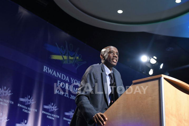 Minisitiri w'ubutegetsi bw'Igihugu Kaboneka aganira n'urubyiruko ku mateka y'u Rwanda, imiyoborere mibi yaruranze n'intambara yo kurubohora.