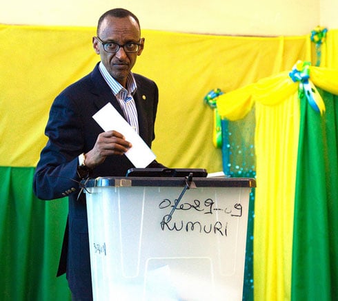 Perezida Kagame nawe yitabiriye amatora y'abadepite.