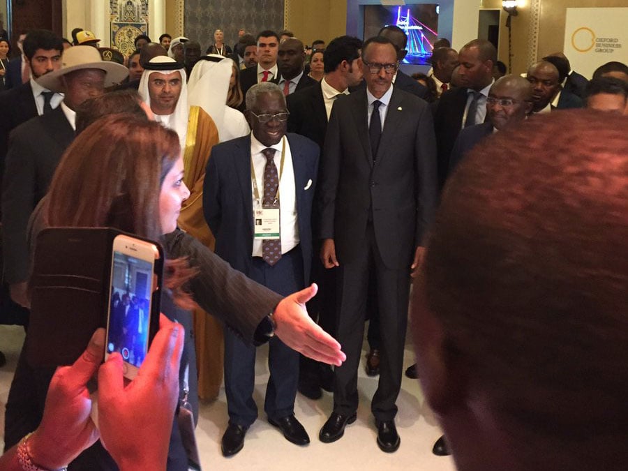 Perezida Kagame ari i Dubai 