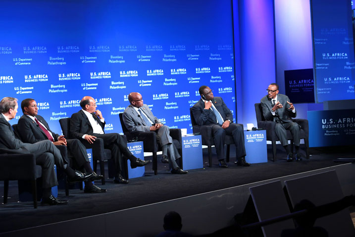Perezida Kagame, Macky Sall wa Senegal, Jacob Zuma wa Afrika y'Epfo na Kitweke wa Tanzaniya batanze ibiganiro. 