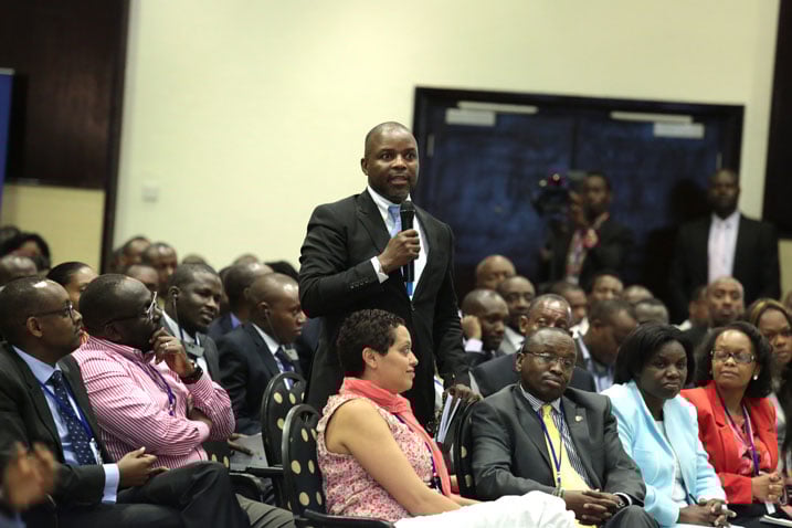 Urubyiruko rwo mu ihuriro Pan-African Youth Forum rwabajije ibibazo runatanga ibitekerezo mu kiganiro rwagiranye na Perezida Kagame.