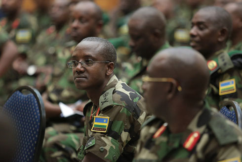 Umuvugizi w'ingabo z'u Rwanda, Brig. Gen. Joseph Nzabamwita.