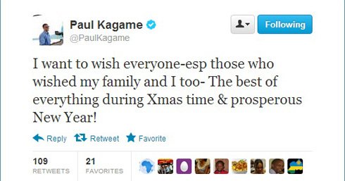Ubutumwa bwa Perezida Kagame nk