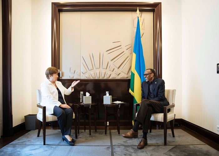 Perezida Kagame yaganiriye n