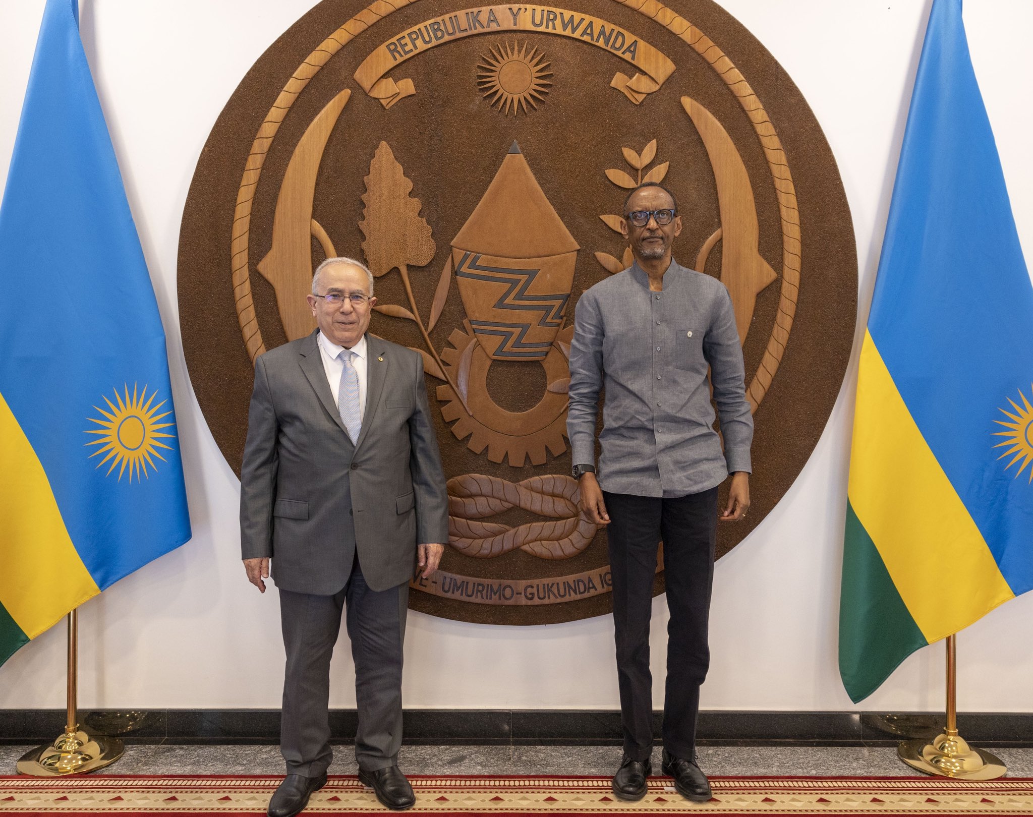 Perezida Kagame yakiriye Ramtane Lamamra