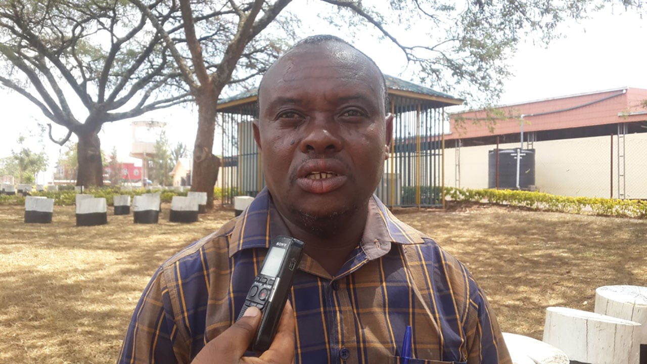 Kalisa Célestin Perezida w'ikipe y'umupira w'amaguru ya Etoile de l'Est ( Ifoto Manishimwe N)