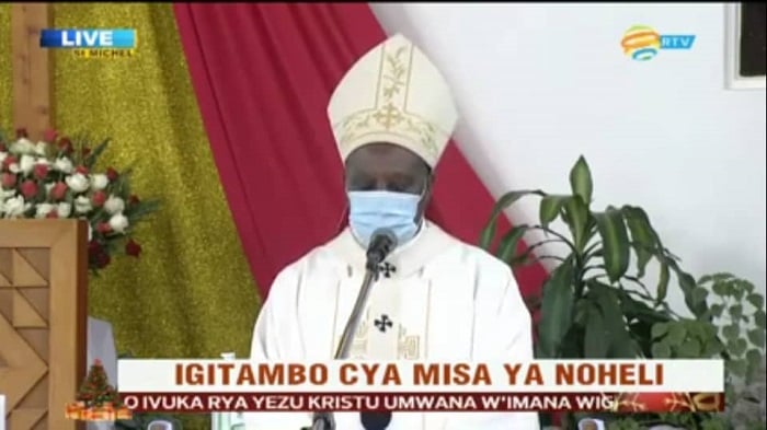 Karidinali Kambanda yatuye igitambo cya Misa kuri Noheli y'uyu mwaka wa 2020