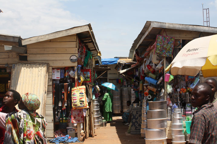 Aha ni mu gice kimwe cy'isoko rya Muhanga.