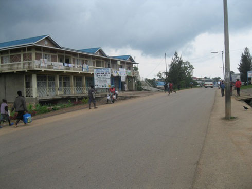 Kamwe mu gace ko mu mujyi wa Muhanga gakunze kugaragaramo indaya mu ijoro.