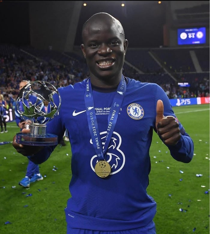 Ngolo Kante yatowe nk'umukinnyi w'umukino (Man of the Match ) 