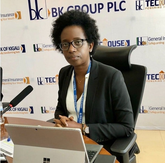 Umuyobozi Mukuru wa BK, Dr Diane Karusisi, mu kiganiro n'abanyamakuru 