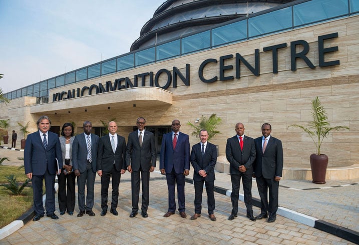 Perezida Kagame amaze gufungura Kigali Convention Centre.