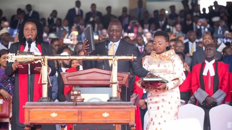 William Ruto yarahiriye kuba Perezida wa Kenya