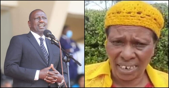 Mugore yarogoye imbwirwaruhame ya Perezida Ruto amusaba amafaranga 