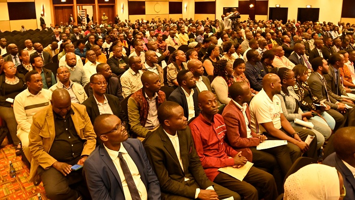 Abanyakenya bakorera ubucuruzi mu rwanda bishimye kuganira na Perezida wabo