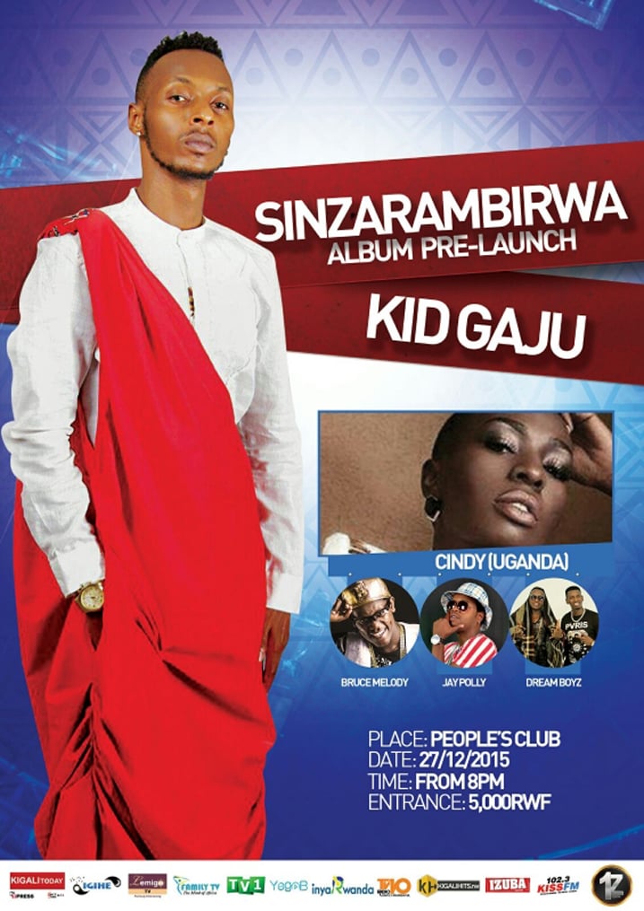 Ikirango cyo kumurika Album ya Kid Gaju Sinzarambirwa