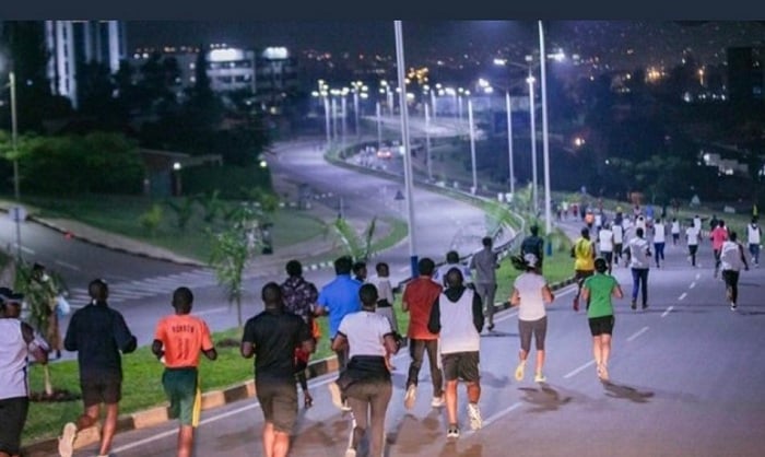 Abitabiriye ‘Kigali Night Run